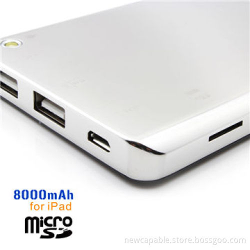 8,000mAh Power Bank with T-Flash Card Reader Function